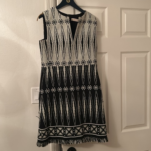 Tory Burch Savora Sleeveless Tweed Dress size 2 - Picture 3 of 7